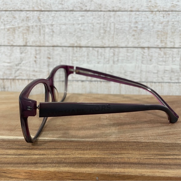 MICHAEL KORS MK255 Plum Purple Gradient Rectangle Eyeglass FRAMES Uni 53-18-135 - Picture 7 of 16